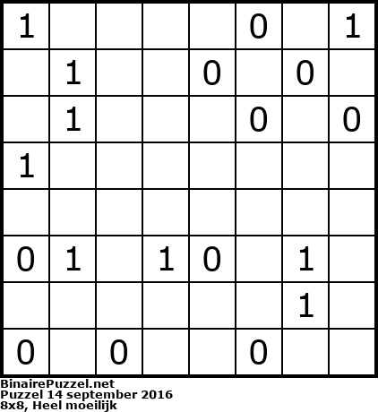 Binaire Puzzel