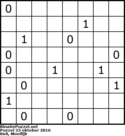 Binaire Puzzel