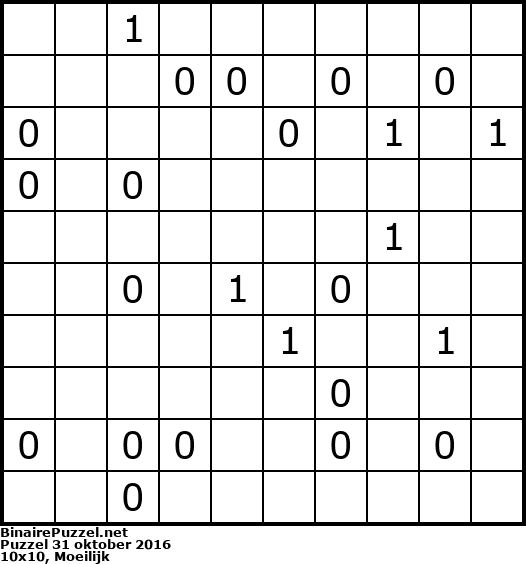Binaire Puzzel