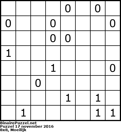 Binaire Puzzel