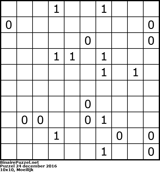 Binaire Puzzel