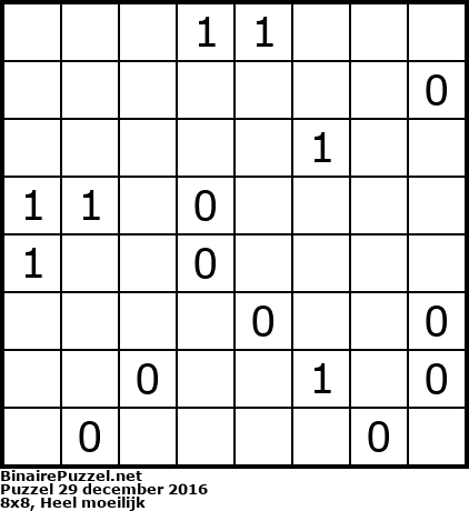 Binaire Puzzel