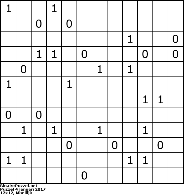 Binaire Puzzel