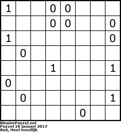 Binaire Puzzel
