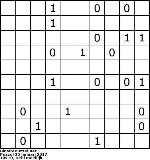 Binaire Puzzel