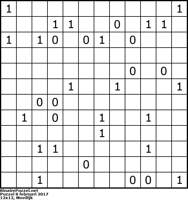 Binaire Puzzel