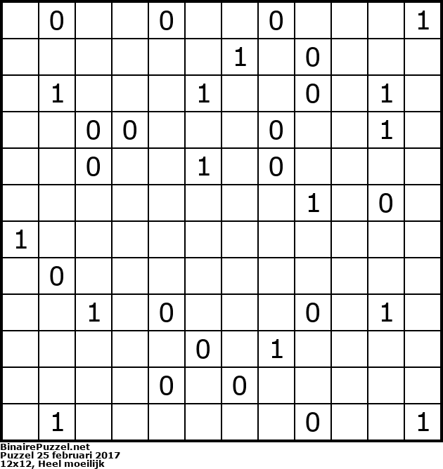 Binaire Puzzel