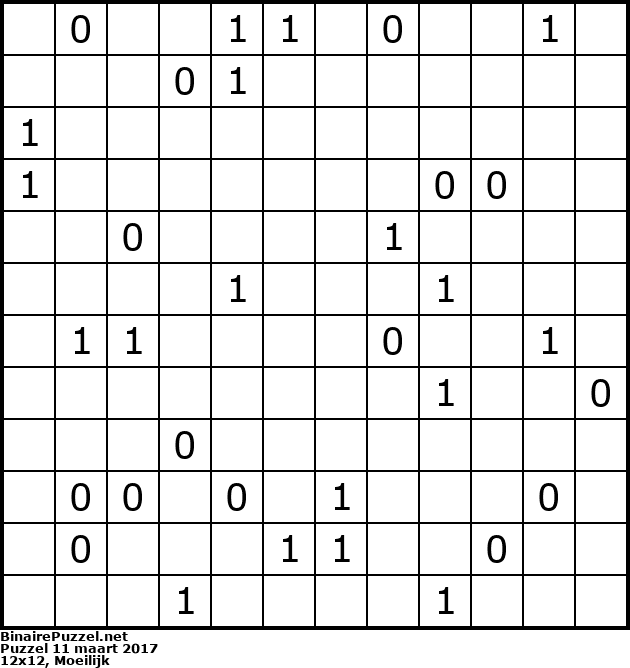 Binaire Puzzel