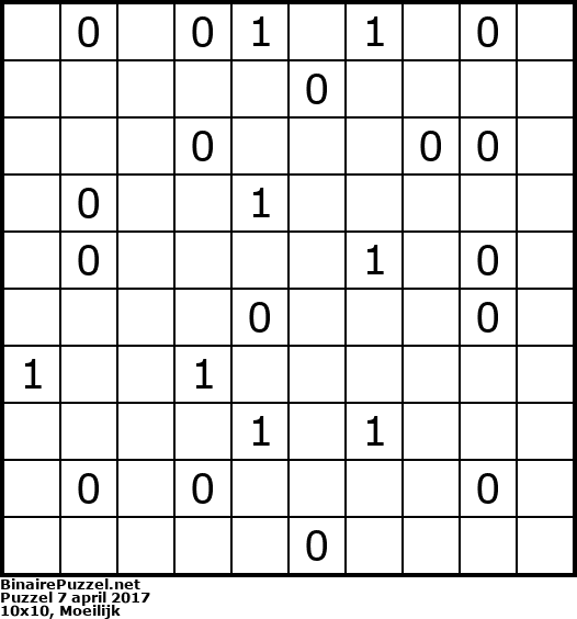 Binaire Puzzel