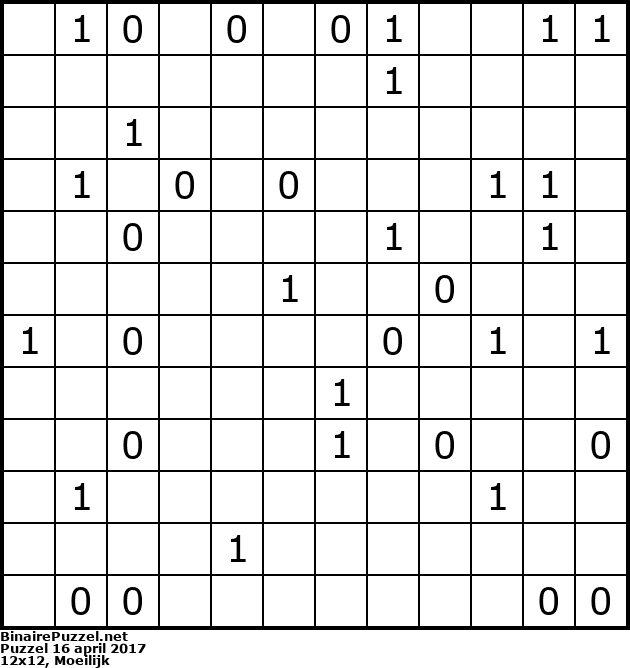 Binaire Puzzel