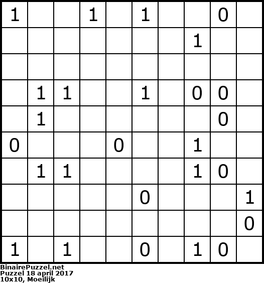 Binaire Puzzel