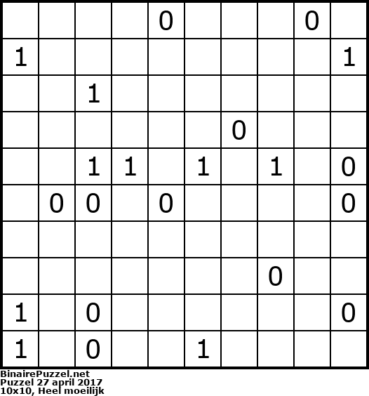 Binaire Puzzel