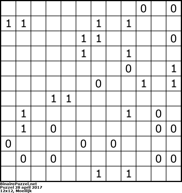 Binaire Puzzel
