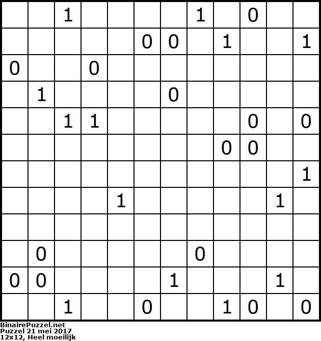 Binaire Puzzel