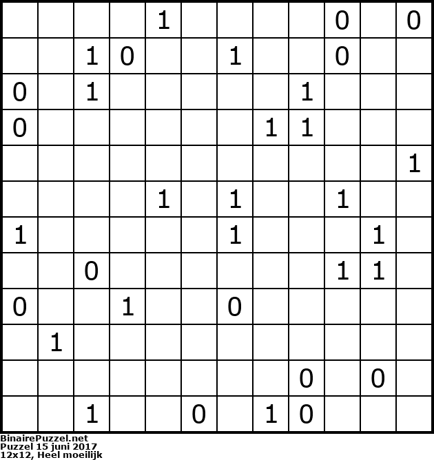 Binaire Puzzel