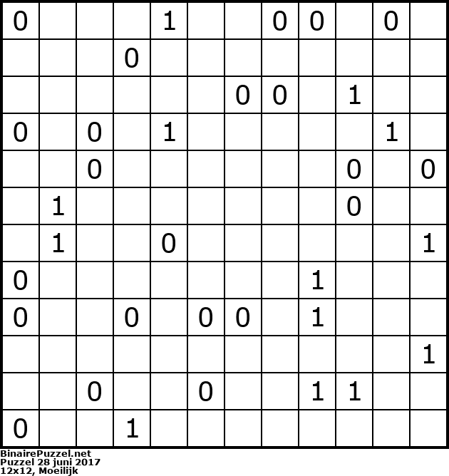 Binaire Puzzel