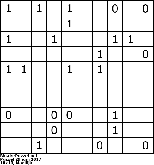 Binaire Puzzel
