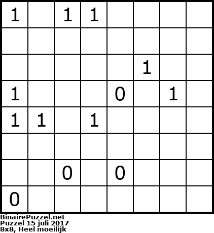 Binaire Puzzel