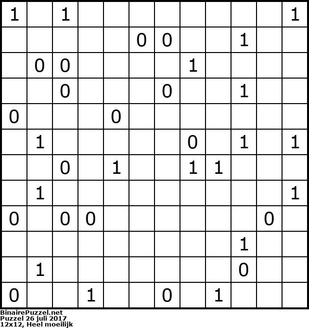 Binaire Puzzel