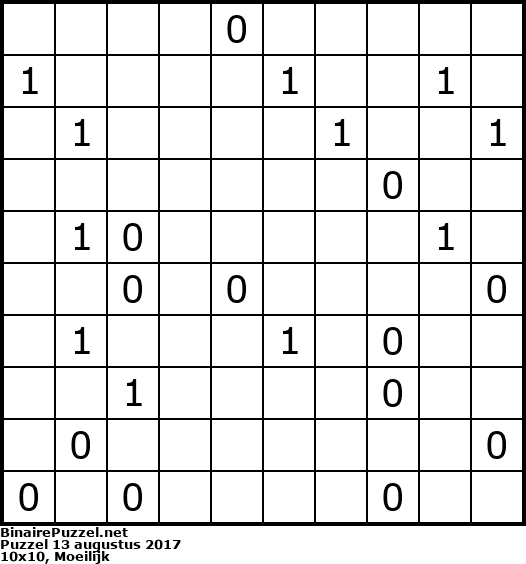 Binaire Puzzel