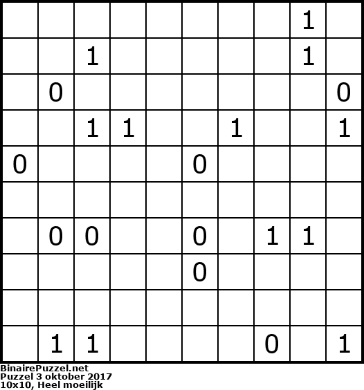 Binaire Puzzel