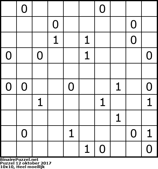 Binaire Puzzel