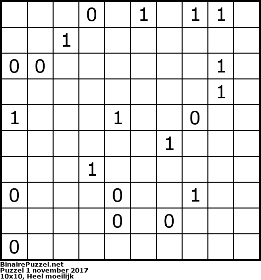 Binaire Puzzel