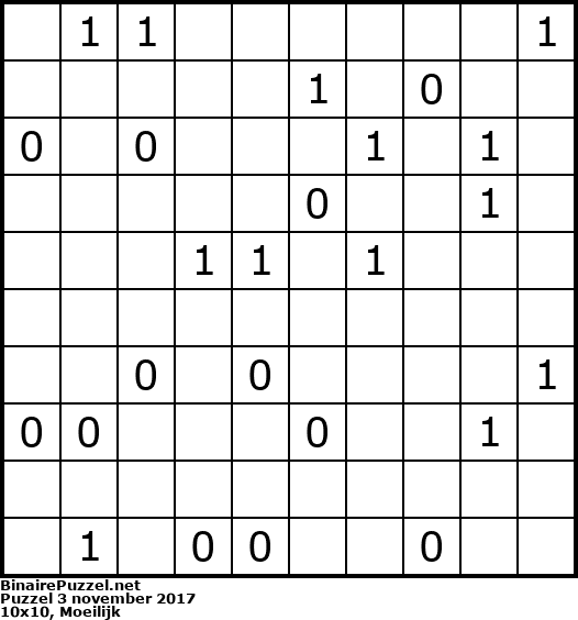 Binaire Puzzel