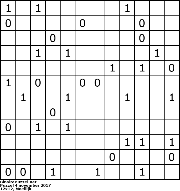 Binaire Puzzel