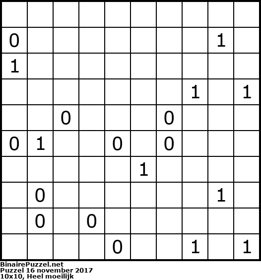 Binaire Puzzel