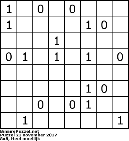 Binaire Puzzel