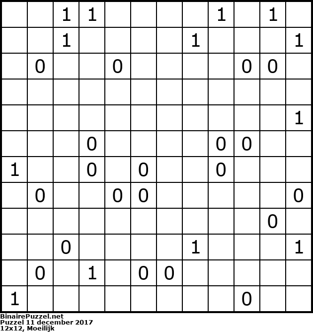 Binaire Puzzel