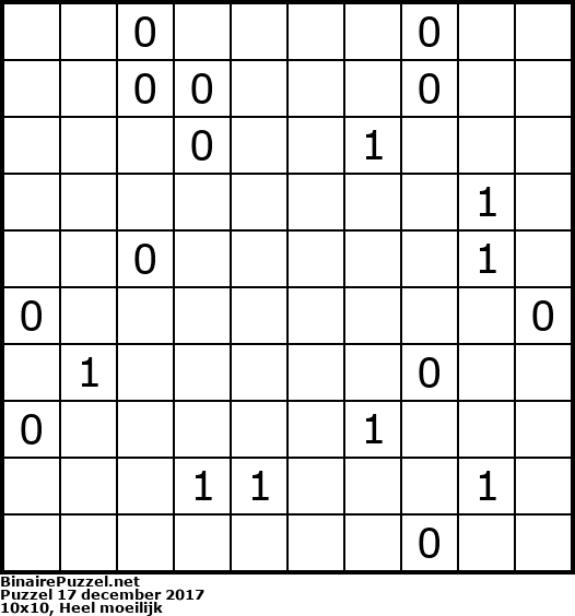 Binaire Puzzel