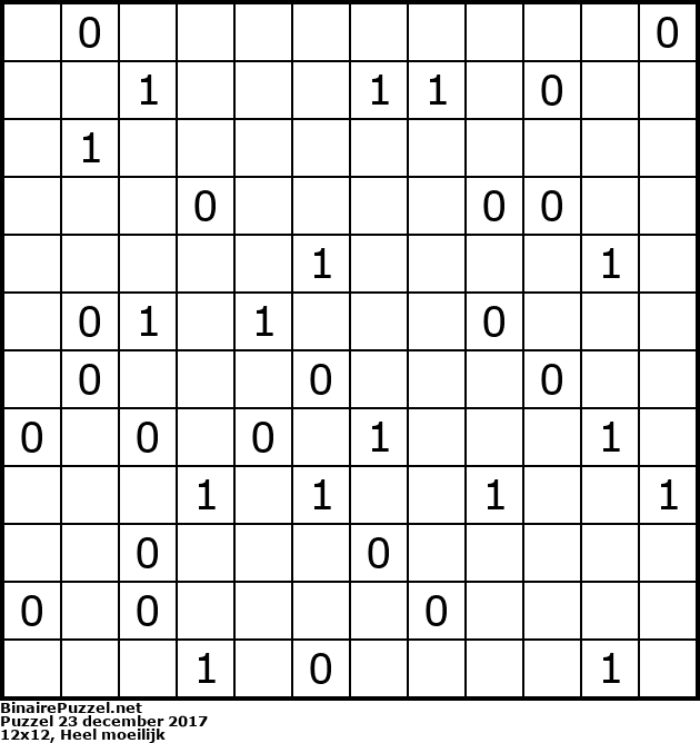 Binaire Puzzel