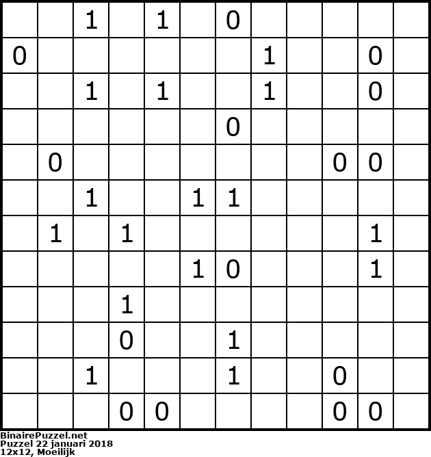 Binaire Puzzel