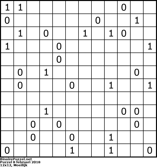 Binaire Puzzel