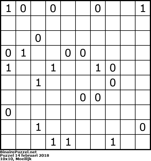 Binaire Puzzel