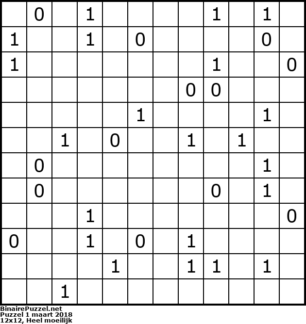 Binaire Puzzel