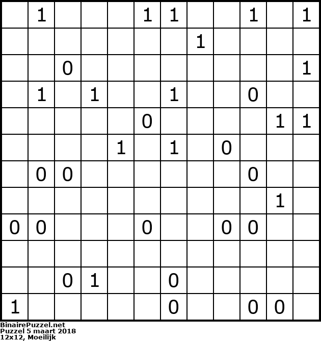 Binaire Puzzel