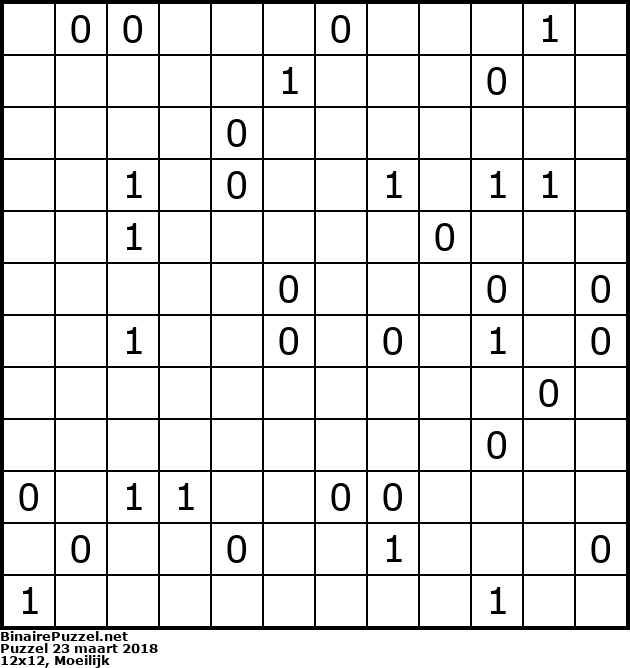 Binaire Puzzel