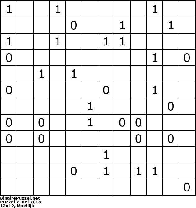 Binaire Puzzel