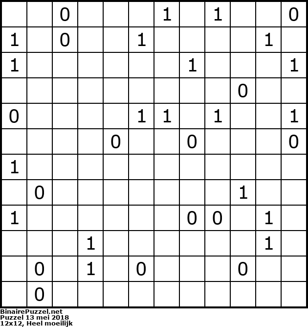 Binaire Puzzel