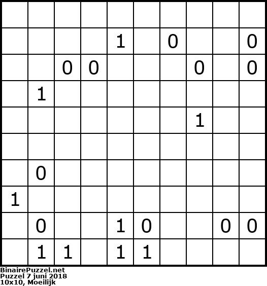 Binaire Puzzel