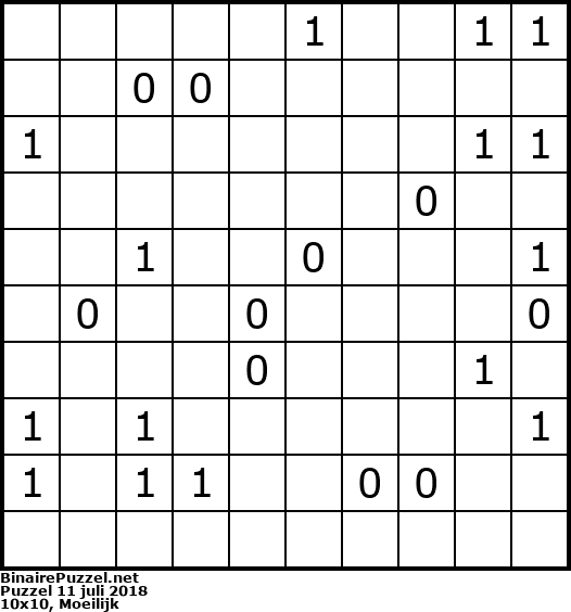 Binaire Puzzel