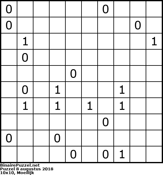 Binaire Puzzel