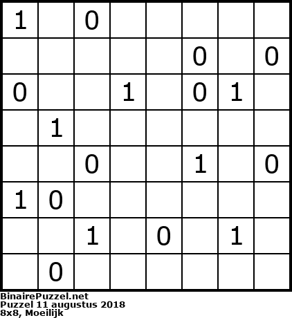 Binaire Puzzel