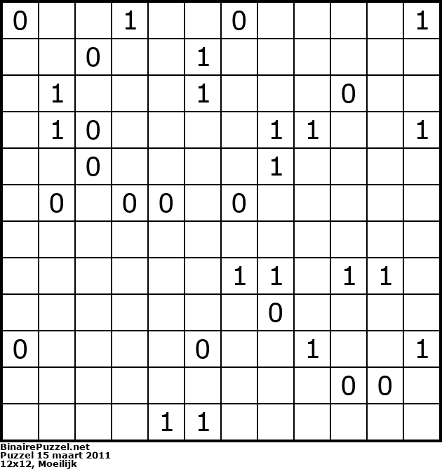 Binaire Puzzel