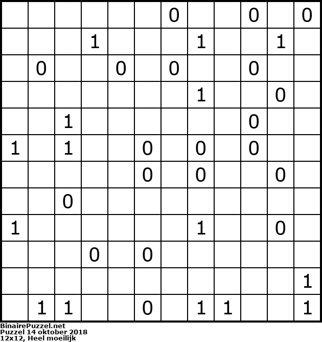 Binaire Puzzel
