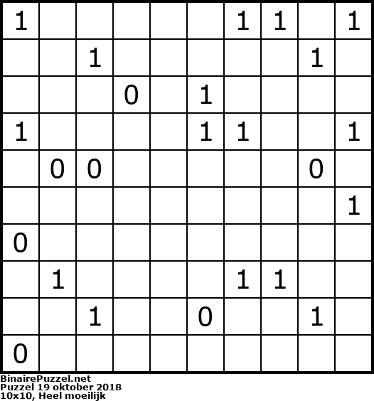 Binaire Puzzel