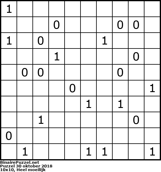 Binaire Puzzel